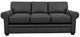 La-Z-Boy® Olson Navy Leather Queen Sleeper Sofa-1