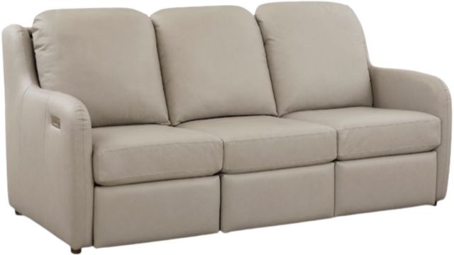 Bassett® Furniture BenchMade Wrenn Dove Gray Power Reclining Sofa-0