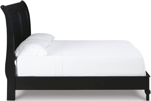 Signature Design by Ashley® Chylanta Black Queen Sleigh Bed-2