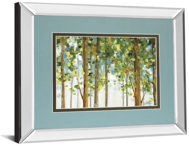 Classy Art Forest Study I Crop by Lisa Audit Mirror Framed Wall Art-1