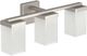Moen® 90°™ Brushed Nickel Three Globe Bath Light-0