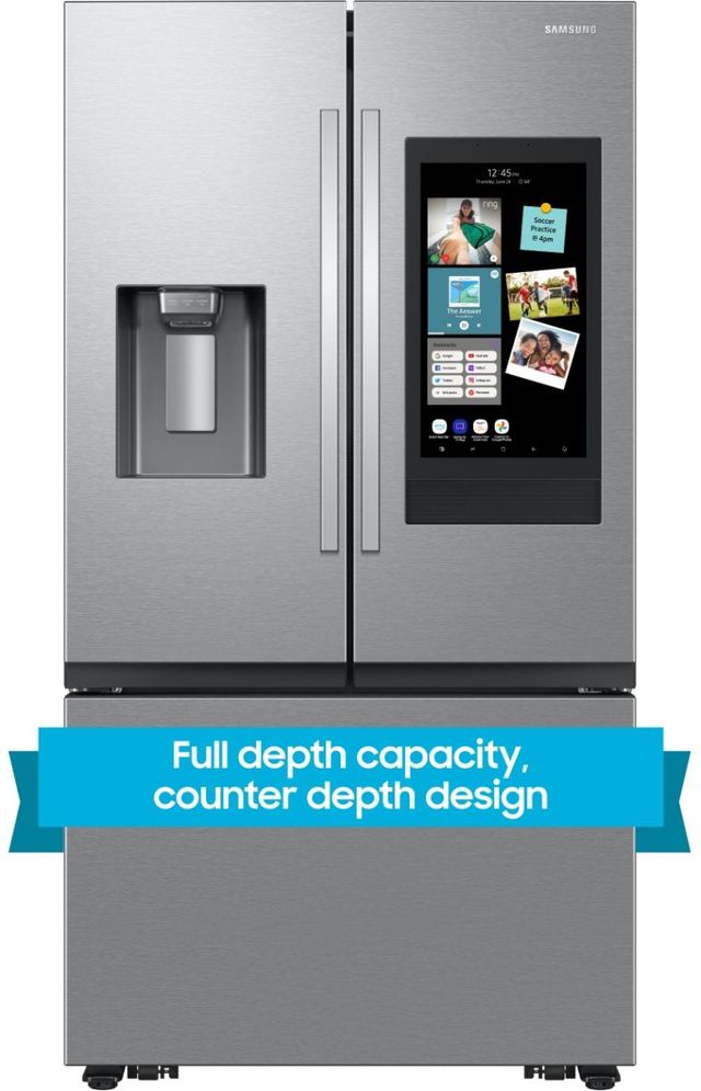 Samsung 36 in. 25.0 Cu. Ft. Fingerprint Resistant Stainless Steel Counter Depth French Door Refrigerator-2