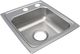 Elkay Lustertone® Classic Lustrous Satin 15" x 17-1/2" x 5-1/2" MR2-Hole Single Bowl Drop-In ADA Sink-0