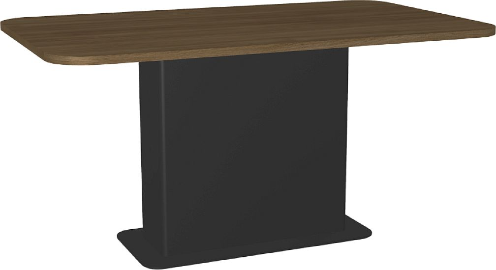 Amisco Customizable Lucarelli 60" Rectangular Dining Table with Radius Corners and 1" Thermo Fused Laminate Top