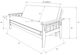 Kodiak Furniture Tucson Rustic Walnut Full Futon Frame with Storage-1