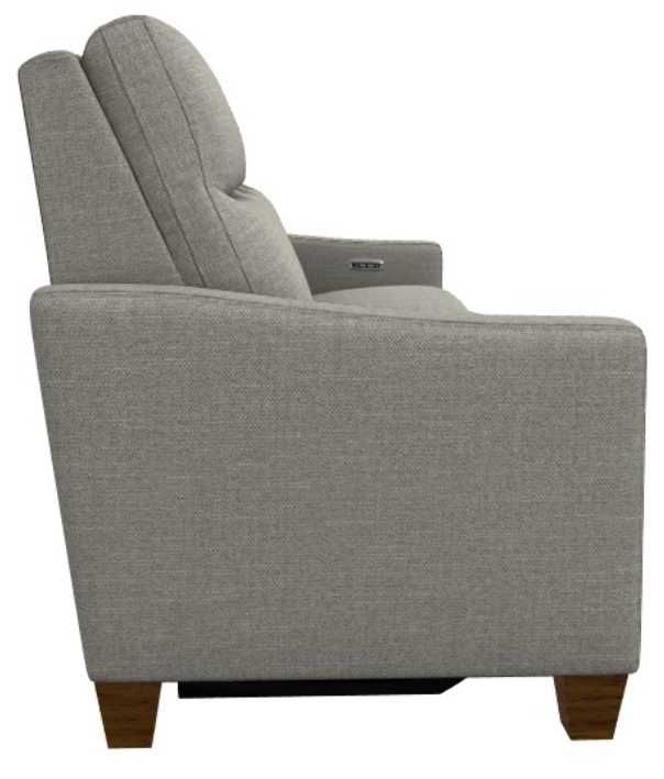 La-Z-Boy® Quinault Gray Power Reclining Sofa with Headrest-3