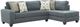 Albany Industries 2-Piece Empanada Pacific Right-Arm Facing Sectional-0