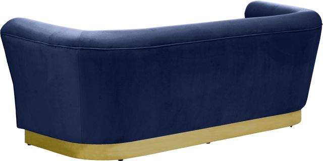 Meridian Furniture Bellini Navy Velvet Sofa-2