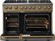 Viking® 5 Series 48" Golden Hour Pro Style Gas (LP) Range with Brushed Brass Trim-1