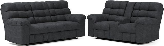 Signature Design by Ashley® Wilhurst 2-Piece Marine Reclining Living Room Set-0