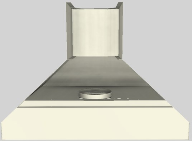 Vent-A-Hood® 42" Biscuit Wall Mounted Range Hood-2