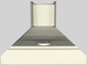 Vent-A-Hood® 42" Biscuit Wall Mounted Range Hood-2