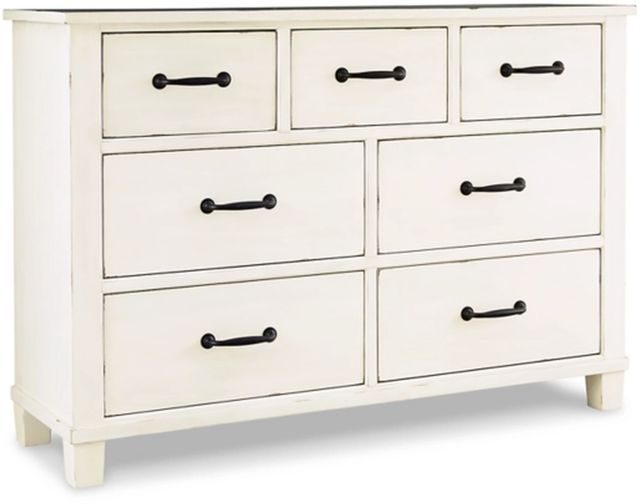 Signature Design by Ashley® Braunter Aged White Dresser-0