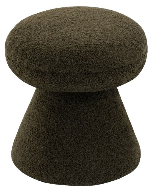 Meridian Furniture Drum Green Ottoman-0