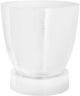 Monarch Specialties Inc. White Textured Iron Round Pedestal Drum Table-0