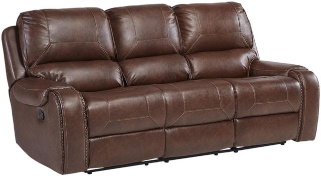 Corinthian Furniture Wheeler Manual Reclining Sofa with Dropdown Table-0