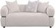 Coaster® Jeanette 73" Beige Upholstered Round Arm Loveseat-1