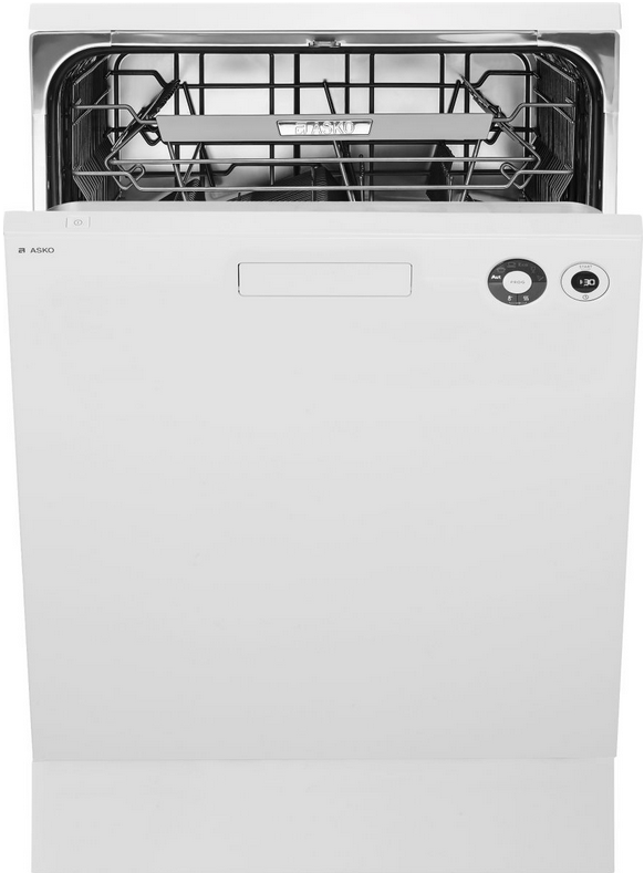 ASKO 24 Built In Dishwasher White Hudson Appliance
