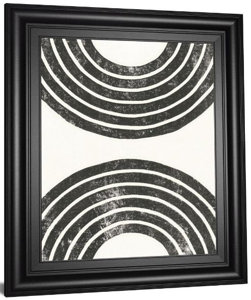 Classy Living Moira Hershey Over the Rainbow BW I 22"W Wall Art-2
