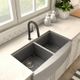 ZLINE Autograph Edition Matte Black Voltaire Pull Down Single Handle Kitchen Faucet-2