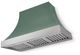 AGA Cascade 48" Mineral Green Wall Mounted Range Hood with Brushed Brass Trim-0