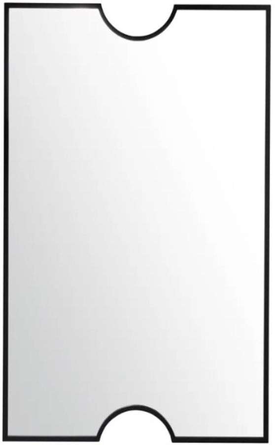 Crestview Collection Albany 2 Black Mirror-0