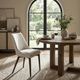 LH Home Fritz Dark Grey/Ivory Dining Side Chair-1