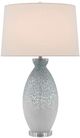 Currey & Company Hatira Pale Blue/Off-White Table Lamp-0