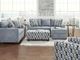 Affordable Furniture 3900 Anna Blue/Gray Loveseat-1