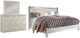 Signature Design by Ashley® Dreamur 2-Piece Champagne King Panel Bed Set-0