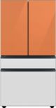 Samsung Bespoke 36" White Glass French Door Refrigerator Bottom Panel-3