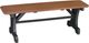 Nature's Best Furniture Customizable 4' Polyethylene Outdoor Bench-0