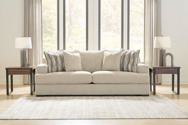 Signature Design by Ashley® Crespino Oatmeal Sofa-1