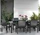 Homecrest™ Outdoor Living Customizable Mode Aluminum Rectangular Outdoor Bar Table -1