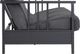 dhp furniture® Harlow Gray Futon with Arms-4