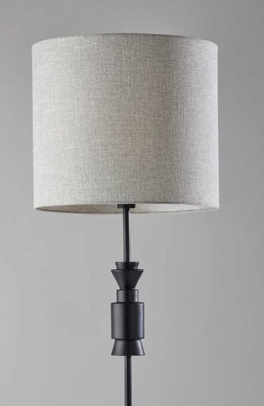 Adesso® Elton Black Floor Lamp-2