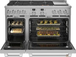 Café 48 Inch Stainless Steel Pro Style Dual Fuel Range Café 48 Inch Stainless Steel Pro Style Dual Fuel Range