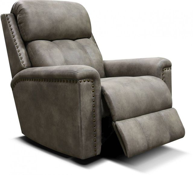 England Furniture Customizable EZ Motion Swivel Glider Recliner with Nailhead Trim-1