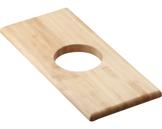 Elkay® Hardwood Light Brown 8.5" x 19" x 1" Cutting Board-0