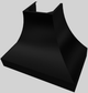 Vent-A-Hood® Designer Series 42" Black Wall Mounted Range Hood-4
