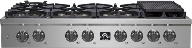 FORNO® ALTA QUALITA 48" Stainless Steel Pro-Style Gas Rangetop