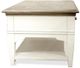 Riverside Furniture Myra Natural Small Leg Coffee Table with Paperwhite Base-2