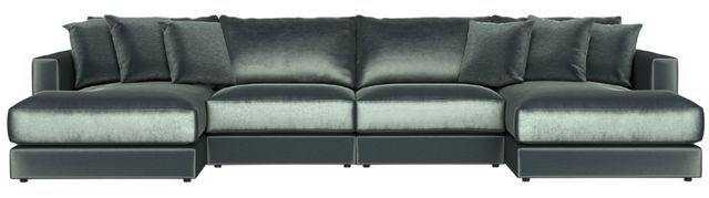 Jackson Furniture Remington 4-Piece Pine U-Shape Sectional-3