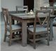 International Furniture Direct Loft Brown 5-Piece Gray Dining Set-3
