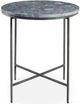 Bassett® Furniture Halifax Black/Dark Pewter Round End Table-1