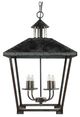 A & B Home Frey Natural Gray 4-Light Chandelier-0