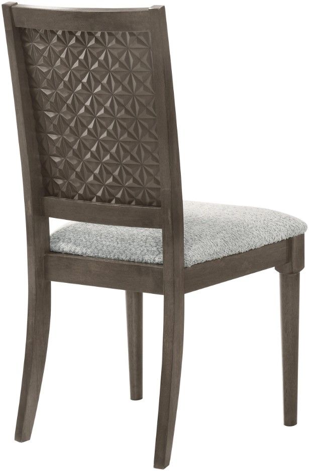 Coaster® Onslow Dark Brown/Gray Dining Side Chair-3