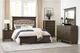 Mazin Furniture Motsinger Wire-Brushed Rustic Brown Mirror-4