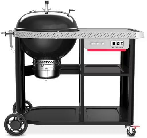 Weber® Performer™ 48" Black Premium Freestanding Charcoal Grill-0