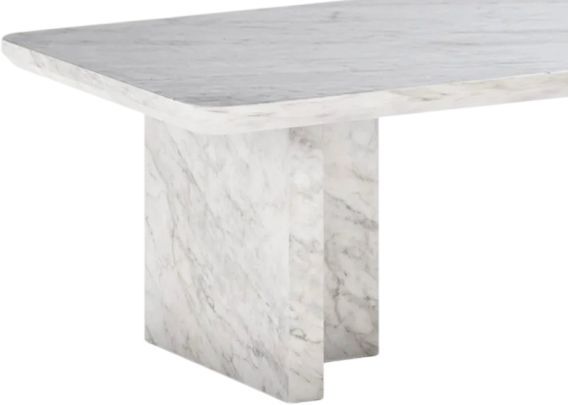 Harp & Finial® Perrin White Coffee Table-1